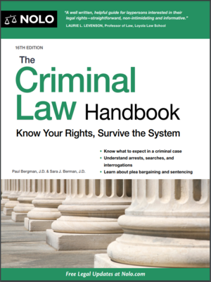 cover image of The Criminal Law Handbook